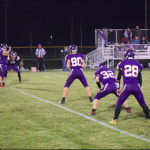 Football players ready for football to be kicked